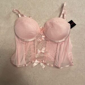 pink corset top